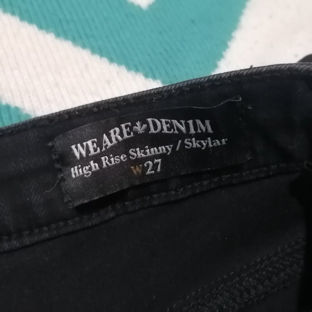 🇨🇦 Buffalo David Bitton Jeans, Skylar (Black) - Picture 5 of 7